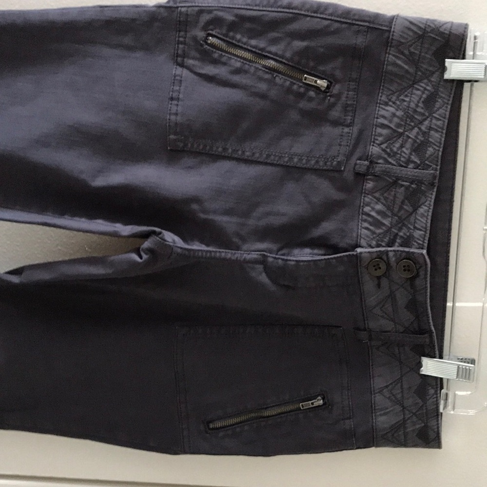 Anthropologie cotton cargo-style pants